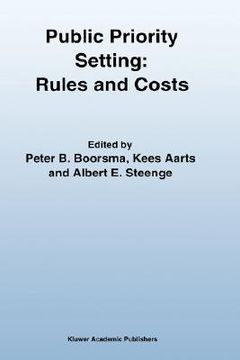 portada public priority setting: rules and costs (en Inglés)