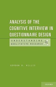 portada Analysis of the Cognitive Interview in Questionnaire Design (Understanding Qualitative Research) (en Inglés)