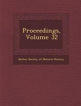 portada Proceedings, Volume 32 (en Inglés)