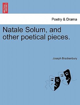 portada natale solum, and other poetical pieces. (en Inglés)