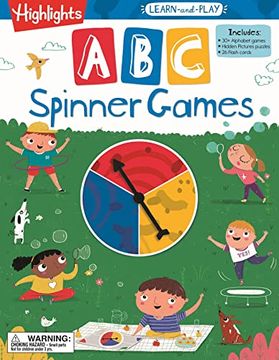 portada Highlights Learn-And-Play ABC Spinner Games (en Inglés)
