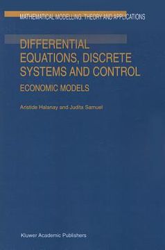 portada differential equations, discrete systems and control: economic models (en Inglés)