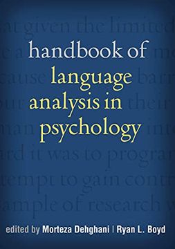 portada Handbook of Language Analysis in Psychology (en Inglés)