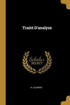 portada Traité D'analyse (en Francés)
