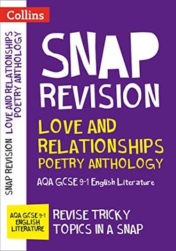 portada Love & Relationships Poetry Anthology: New Gcse Grade 9-1 aqa English Literature (Collins Snap Revision) (en Inglés)