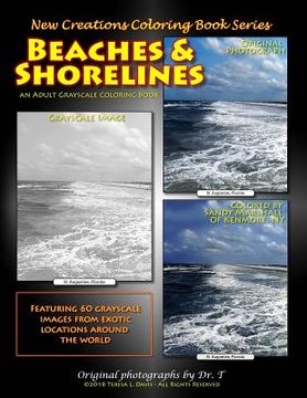 portada New Creations Coloring Book Series: Beaches & Shorelines (en Inglés)