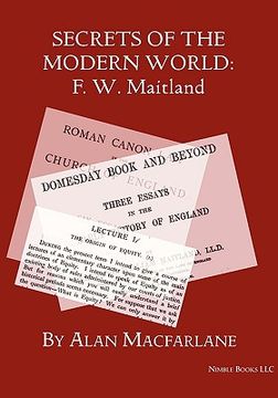 portada secrets of the modern world: f. w. maitland
