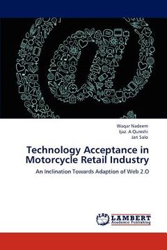 portada technology acceptance in motorcycle retail industry (en Inglés)