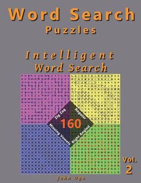 portada Word Search Puzzles: Intelligent Word Search, 160 Puzzles, Volume 2 (en Inglés)