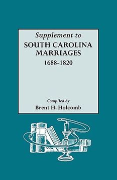portada supplement to south carolina marriages, 1688-1820 (in English)