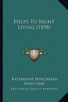 portada helps to right living (1898) (en Inglés)