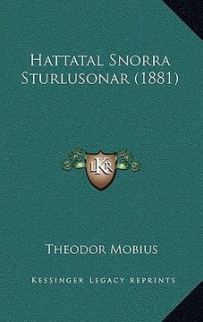portada Hattatal Snorra Sturlusonar (1881) (in Hebreo)