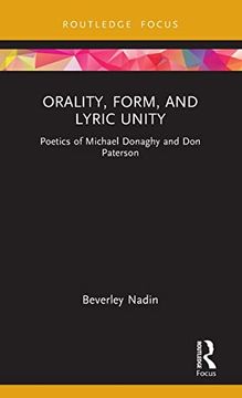 portada Orality, Form, and Lyric Unity (Routledge Focus on Literature) (en Inglés)
