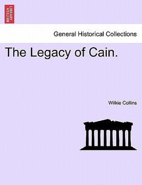 portada the legacy of cain. (in English)