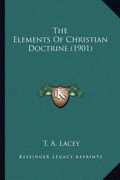 portada the elements of christian doctrine (1901)