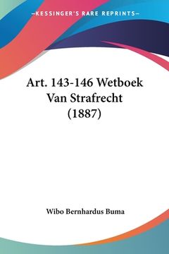 portada Art. 143-146 Wetboek Van Strafrecht (1887)