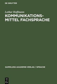 portada Kommunikationsmittel Fachsprache (en Alemán)