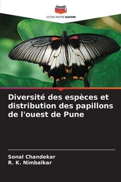 portada Diversité des espèces et distribution des papillons de l'ouest de Pune (en Francés)