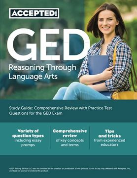 portada Ged Reasoning Through Language Arts Study Guide: Comprehensive Review With Practice Test Questions for the ged Exam (en Inglés)