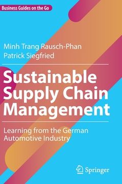 portada Sustainable Supply Chain Management: Learning from the German Automotive Industry (en Inglés)