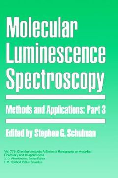 portada molecular luminescence spectroscopy