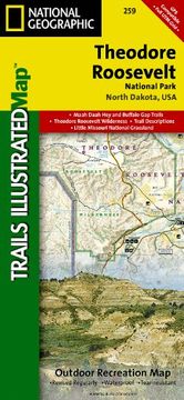 portada Theodore Roosevelt National Park (National Geographic Trails Illustrated Map) (en Inglés)