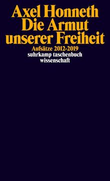 portada Die Armut Unserer Freiheit (in German)