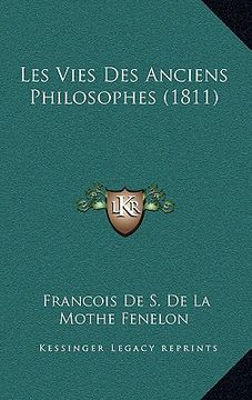 portada Les Vies Des Anciens Philosophes (1811) (en Francés)