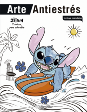 portada Arte Antiestrés. Stitch. Desastroso pero adorable (en Español / Castellano)