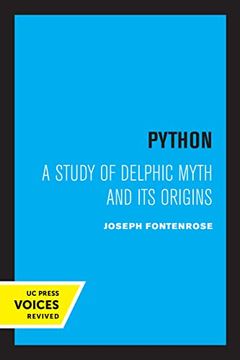 portada Python: A Study of Delphic Myth and its Origins (en Inglés)