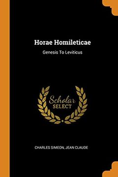 portada Horae Homileticae: Genesis to Leviticus 