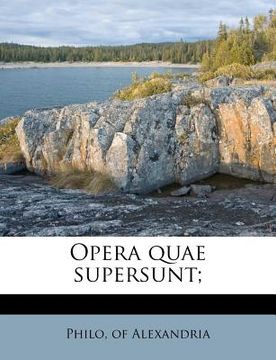portada Opera Quae Supersunt;