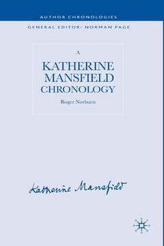 portada A Katherine Mansfield Chronology (en Inglés)