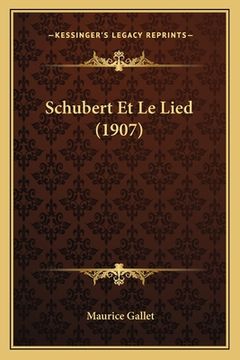 portada Schubert Et Le Lied (1907) (en Francés)