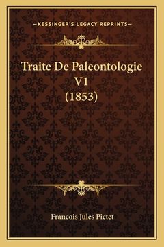 portada Traite De Paleontologie V1 (1853) (en Francés)