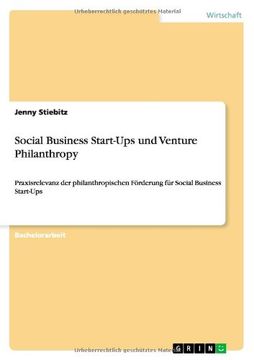 portada Social Business Start-Ups und Venture Philanthropy