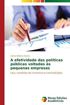 portada A Efetividade Das Politicas Publicas Voltadas as Pequenas Empresas