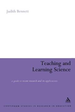 portada teaching and learning science (in English)