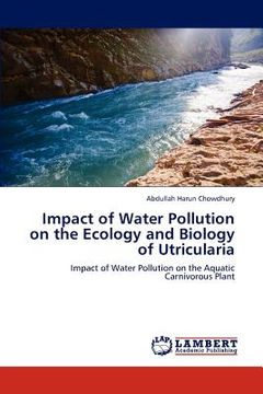 portada impact of water pollution on the ecology and biology of utricularia