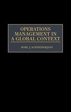 portada Operations Management in a Global Context (en Inglés)