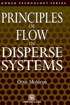 portada principles of flow in disperse systems (en Inglés)