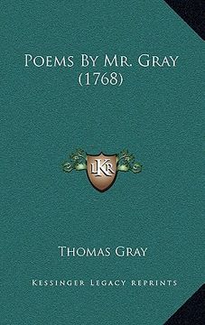 portada poems by mr. gray (1768) (en Inglés)
