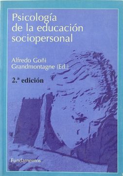 portada Psicología de la Educación Sociopersonal (in Spanish)