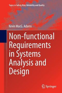 portada Non-Functional Requirements in Systems Analysis and Design (en Inglés)