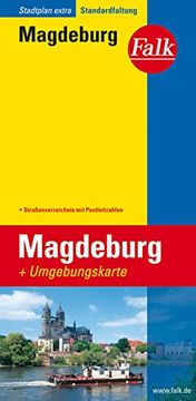 portada Falk Stadtplan Extra Standardfaltung Magdeburg (en Alemán)