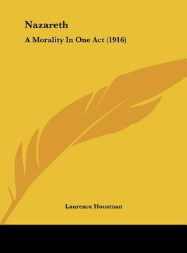 portada nazareth: a morality in one act (1916) (en Inglés)