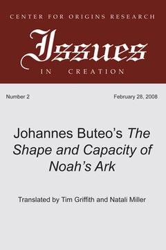 portada Johannes Buteo's The Shape and Capacity of Noah's Ark (in English)