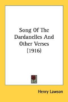 portada song of the dardanelles and other verses (1916) (en Inglés)