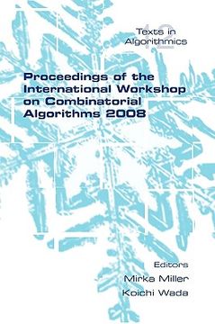 portada proceedings of the international workshop on combinatorial algorithms 2008 (en Inglés)