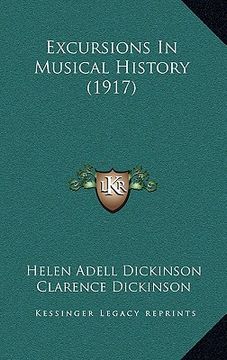 portada excursions in musical history (1917) (in English)